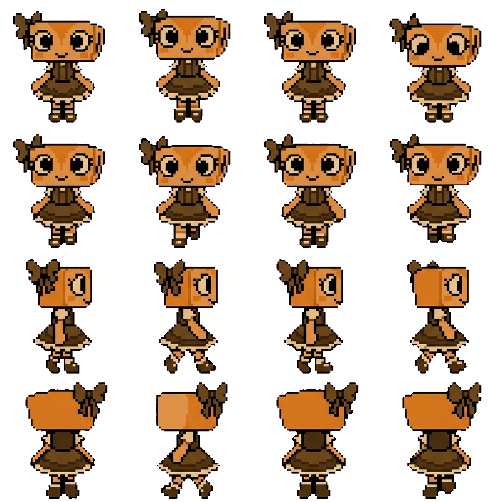 Shelly movement sprite