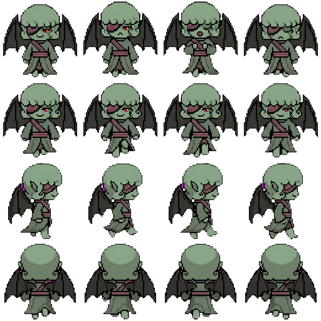 Grave stone cookie movement sprite