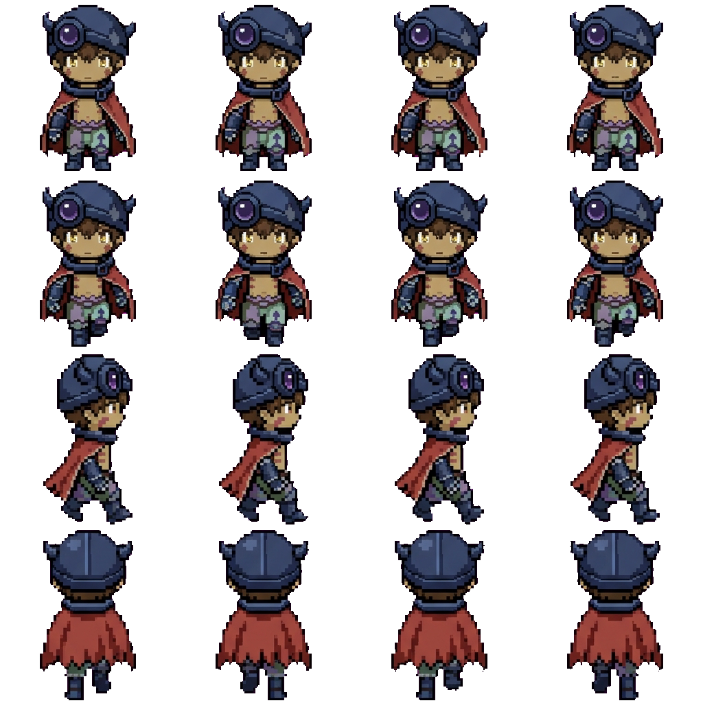 Reg movement sprite