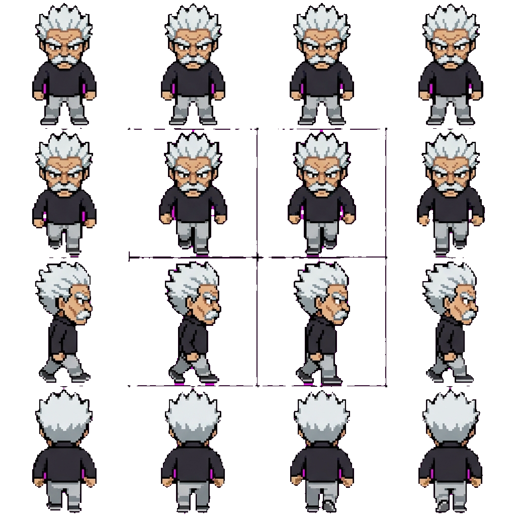 Silver Fang movement sprite