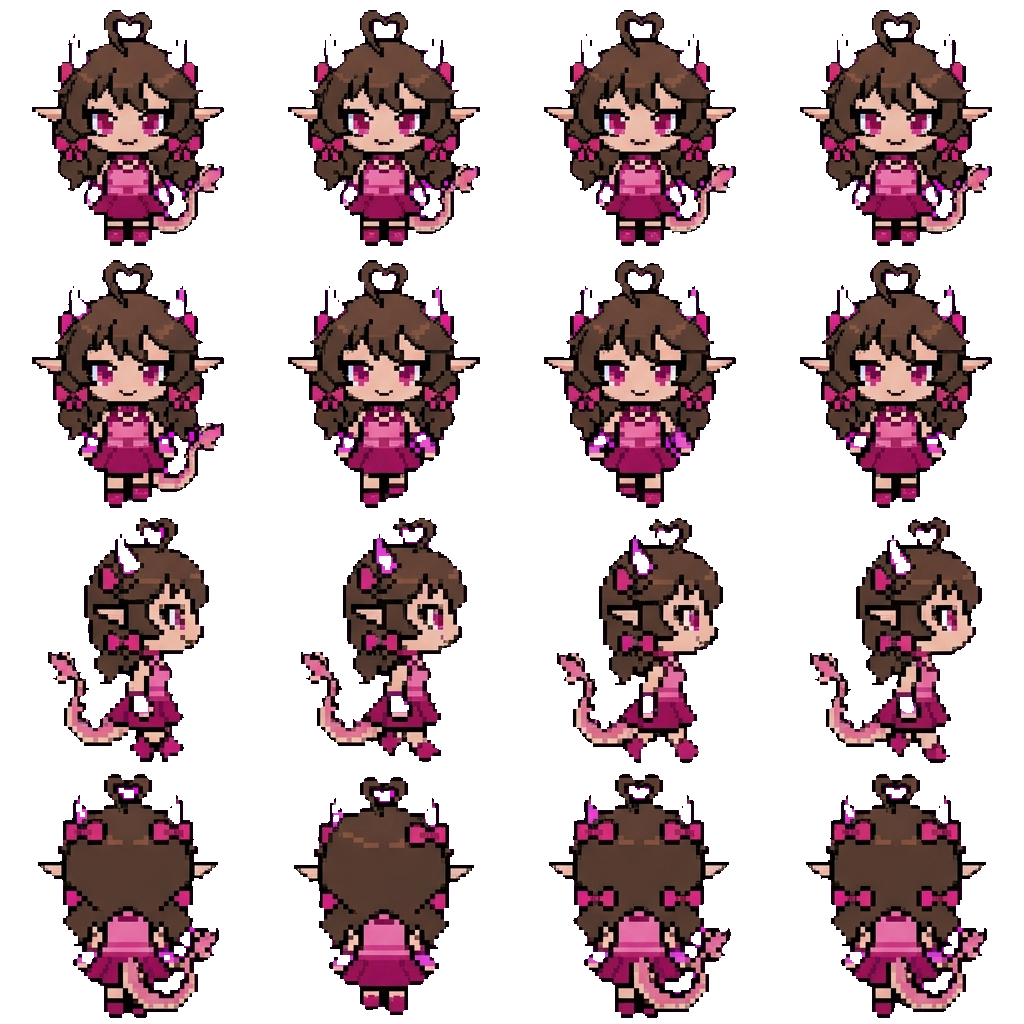 Zoe movement sprite