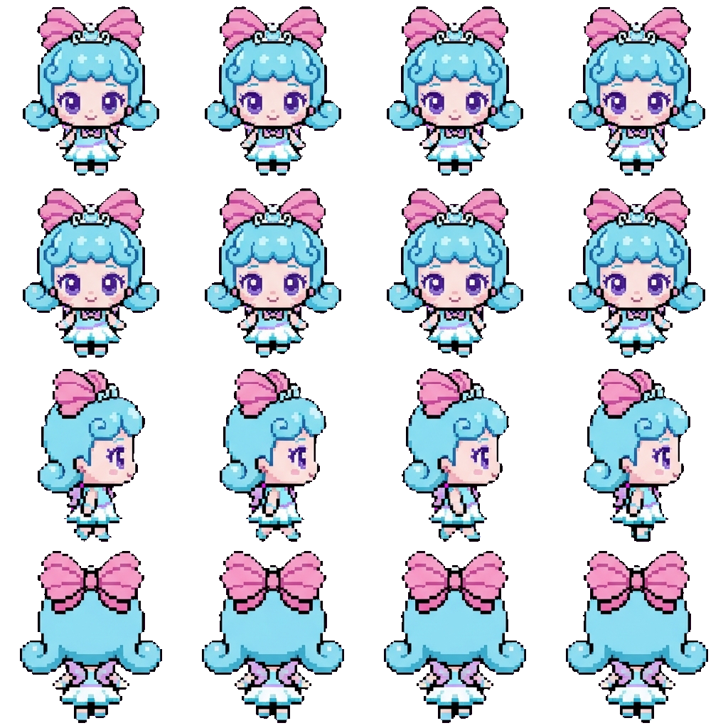 Flitterping movement sprite