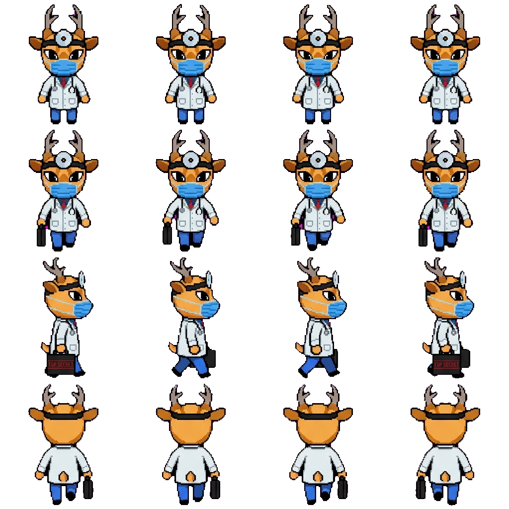 Dr. Harlow movement sprite
