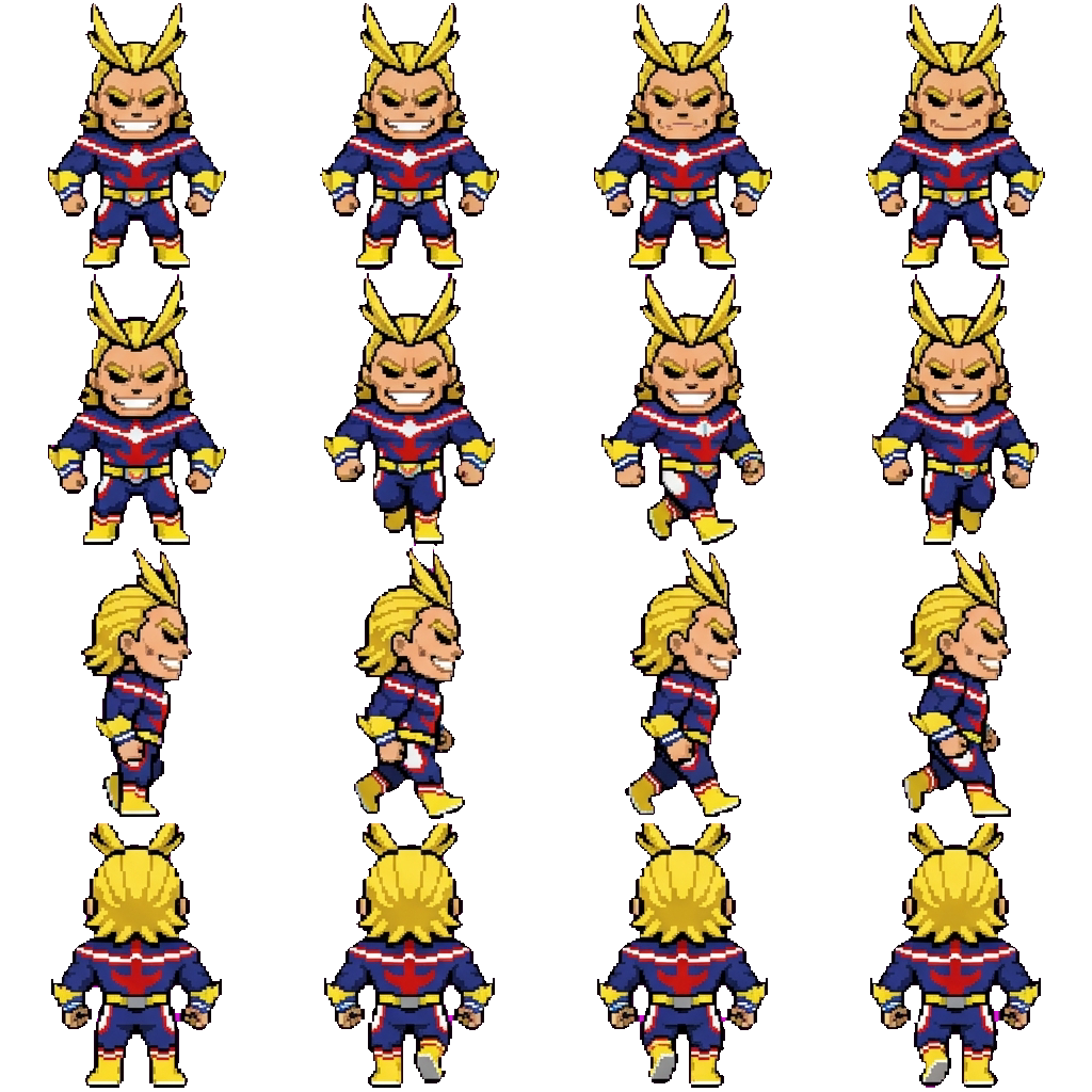 All might movement sprite