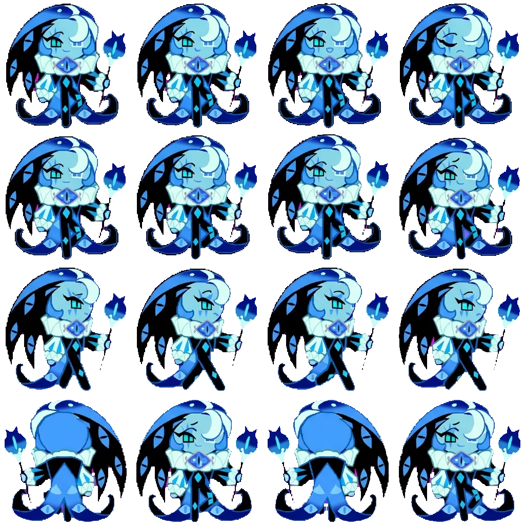 Shadow milk cookie movement sprite