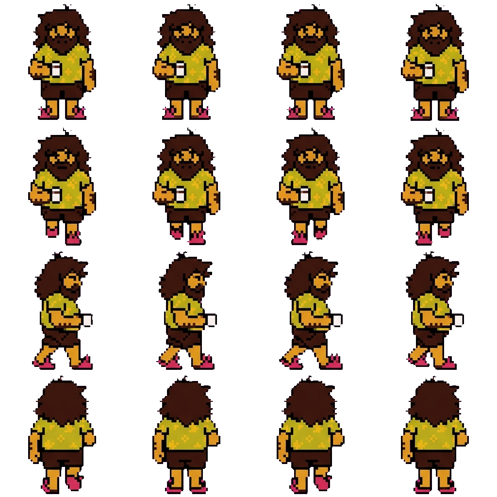 (Adult) Kris Dreemurr movement sprite