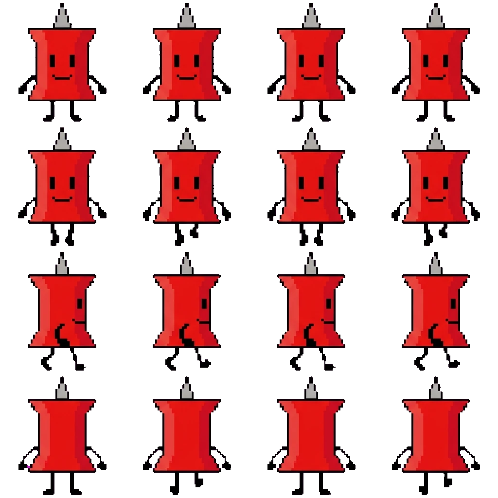 Pin movement sprite