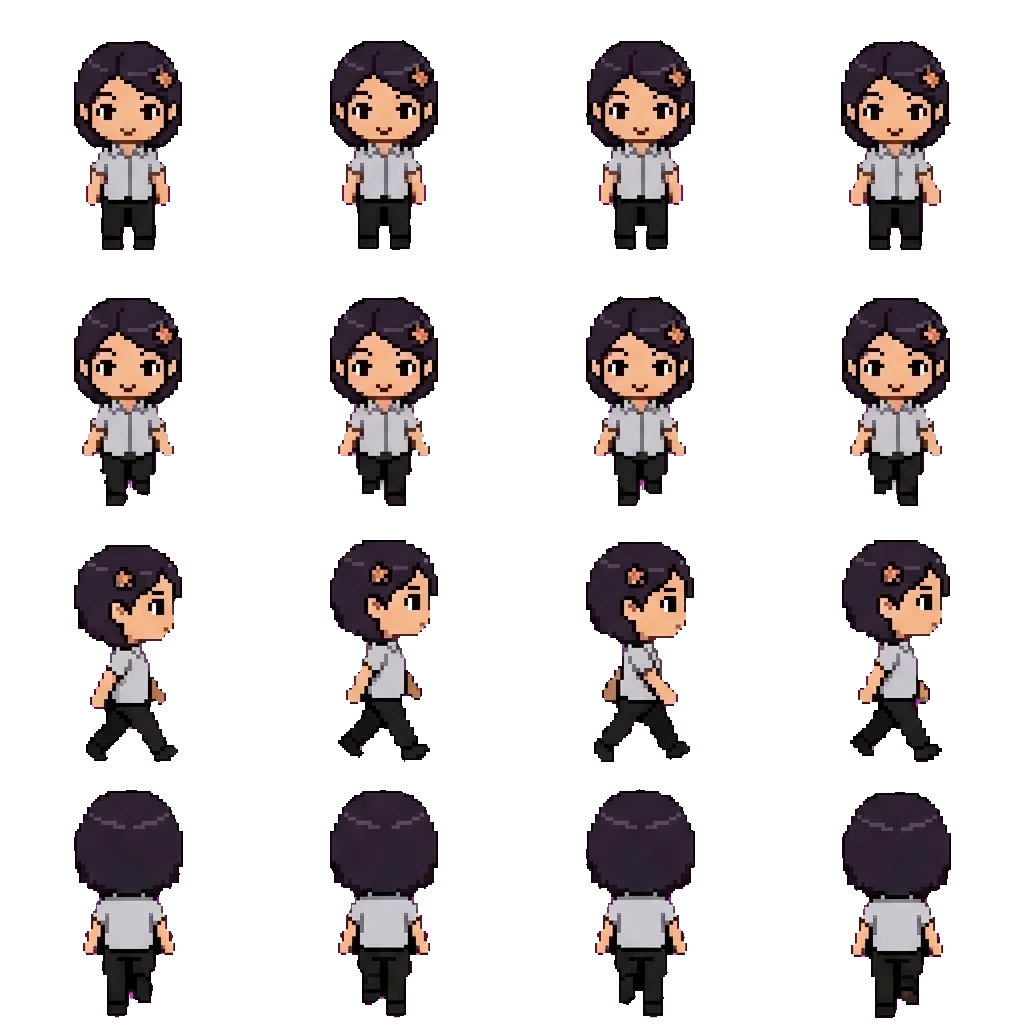 Trâm movement sprite