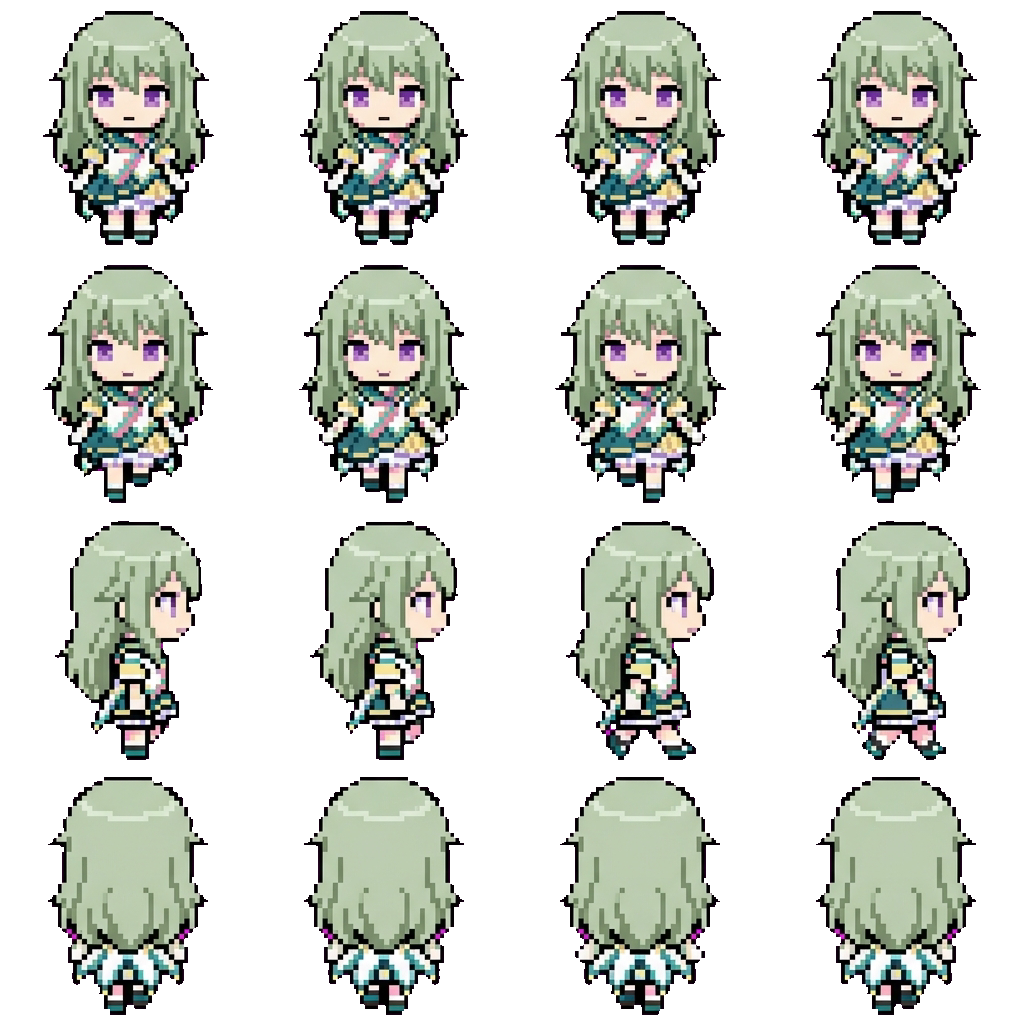 Nene Kusanagi movement sprite