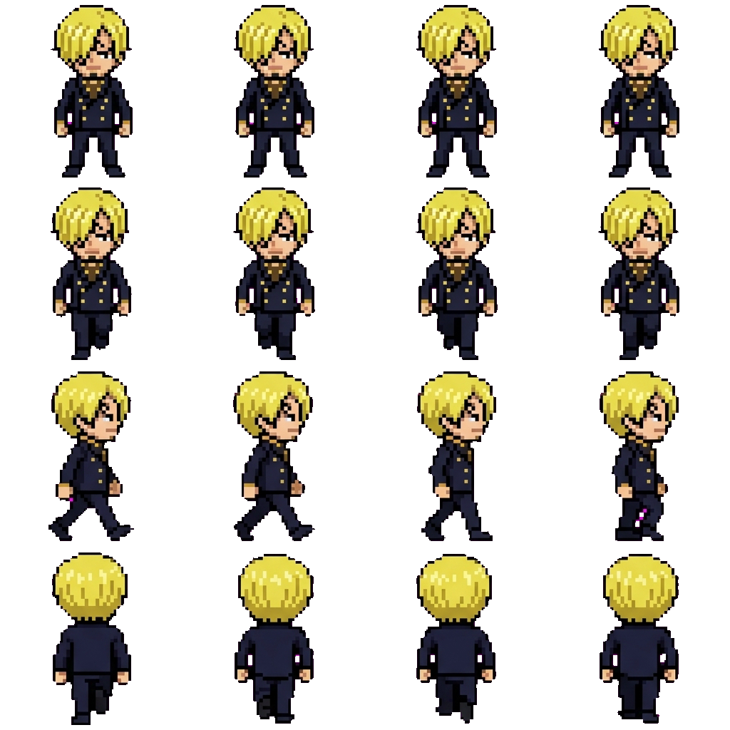 Sanji movement sprite