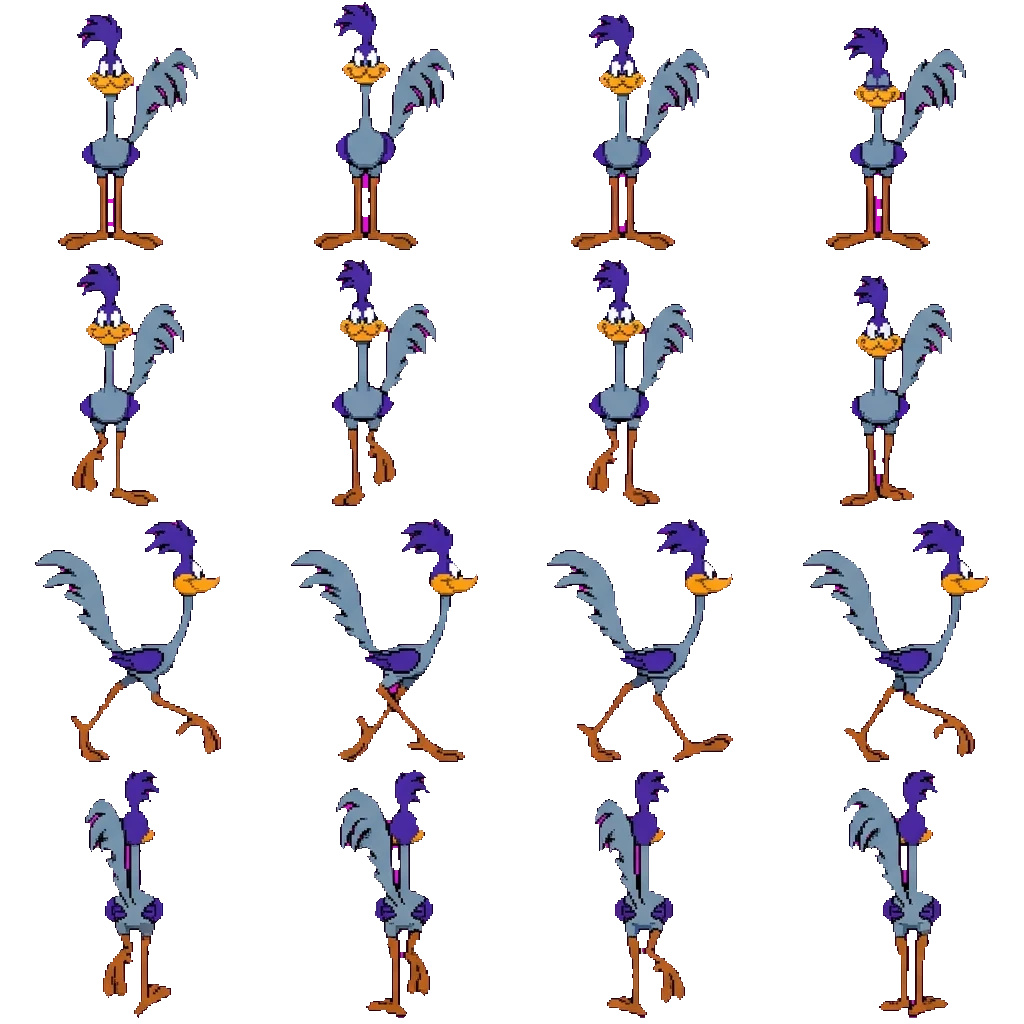 Correcaminos movement sprite