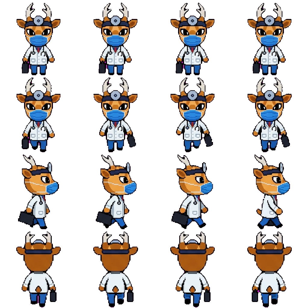 Dr. harlow movement sprite