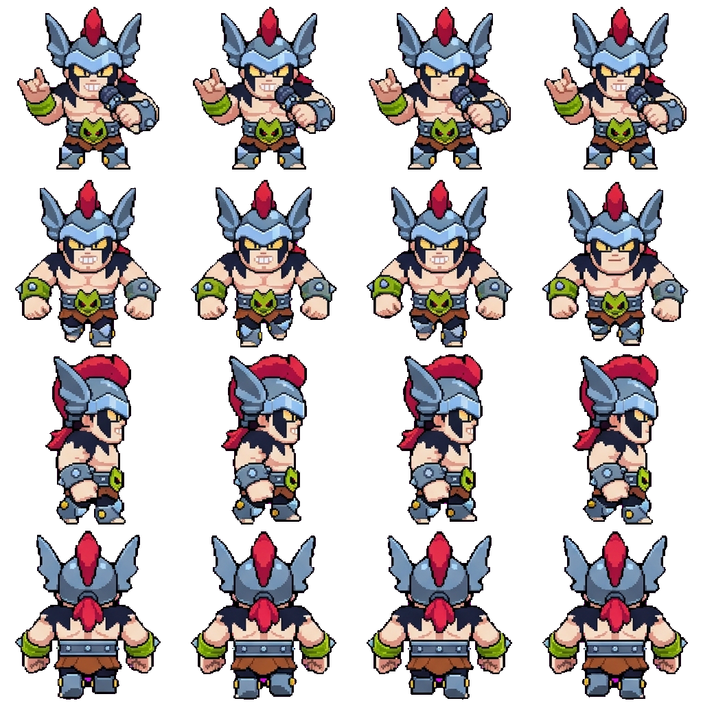 Damian movement sprite