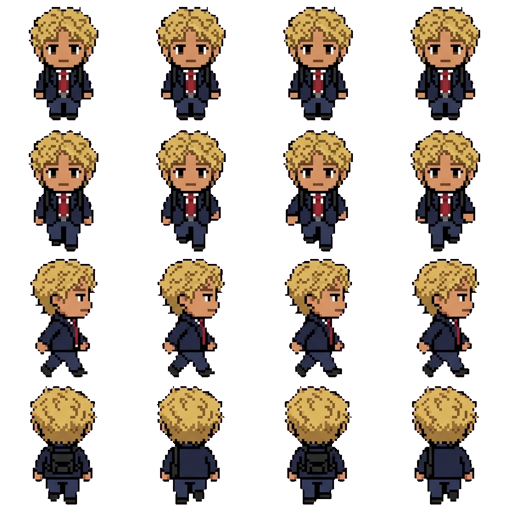 Hunter movement sprite