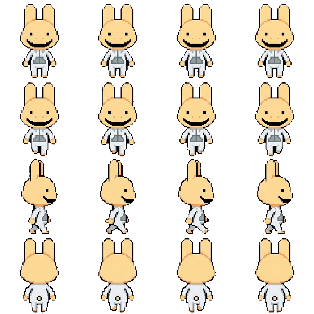 Intern movement sprite
