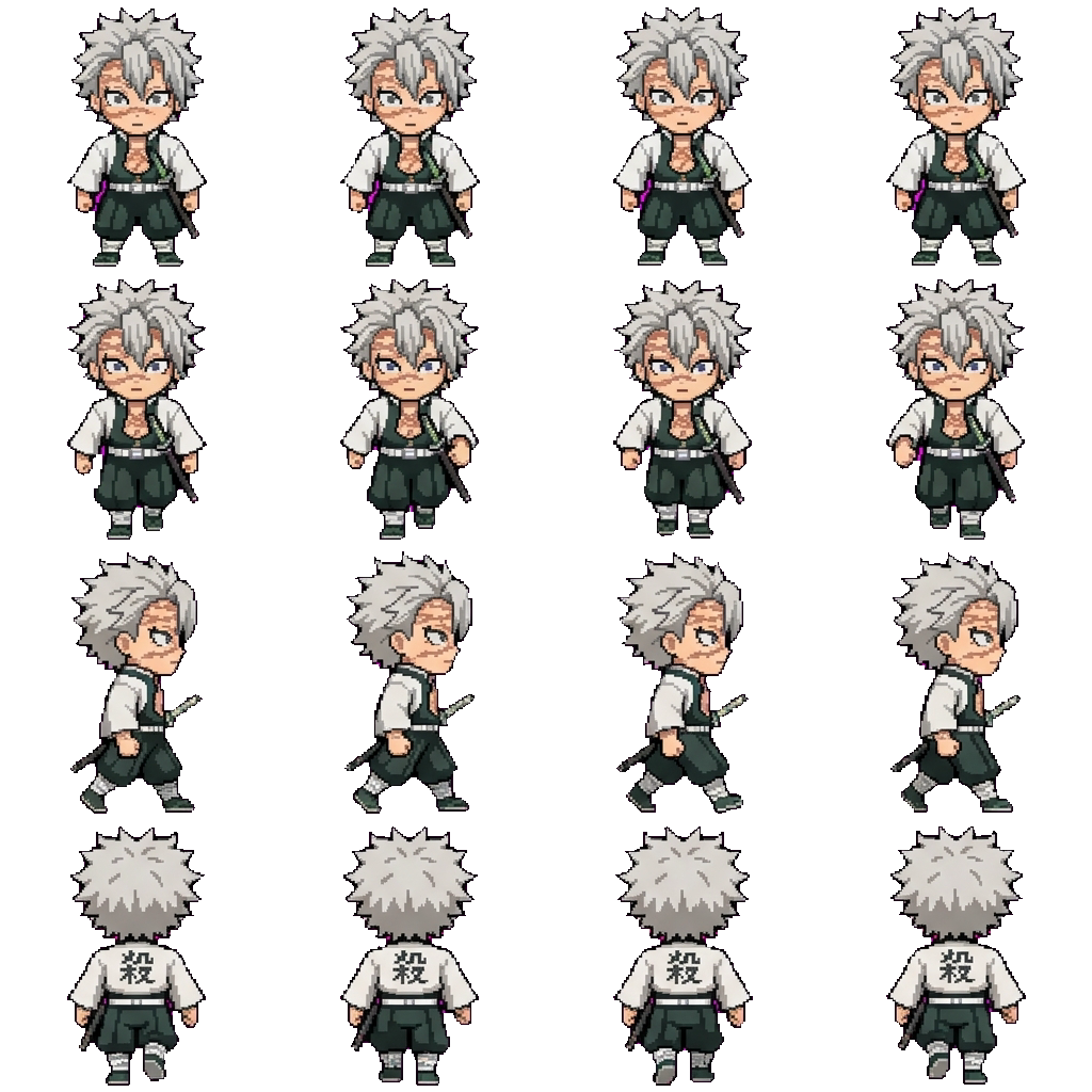 Sanemi Shinazugawa movement sprite
