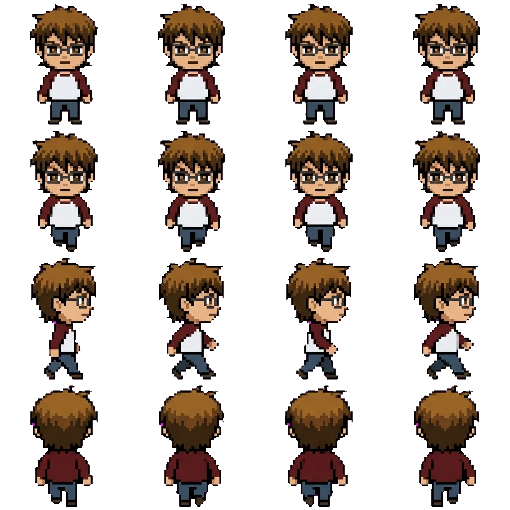 Miyuki Kazuya movement sprite