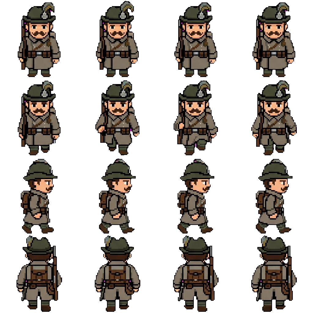 Inspector Potočnik movement sprite