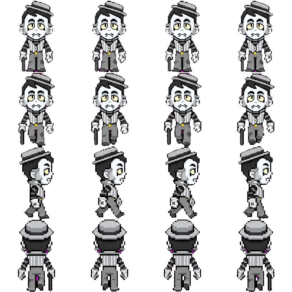 Gray movement sprite