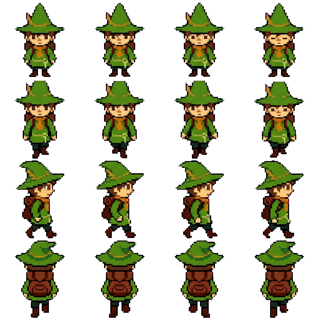 Snufkin movement sprite