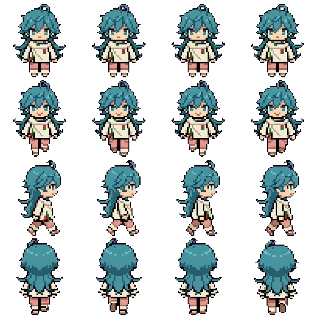 Raika movement sprite