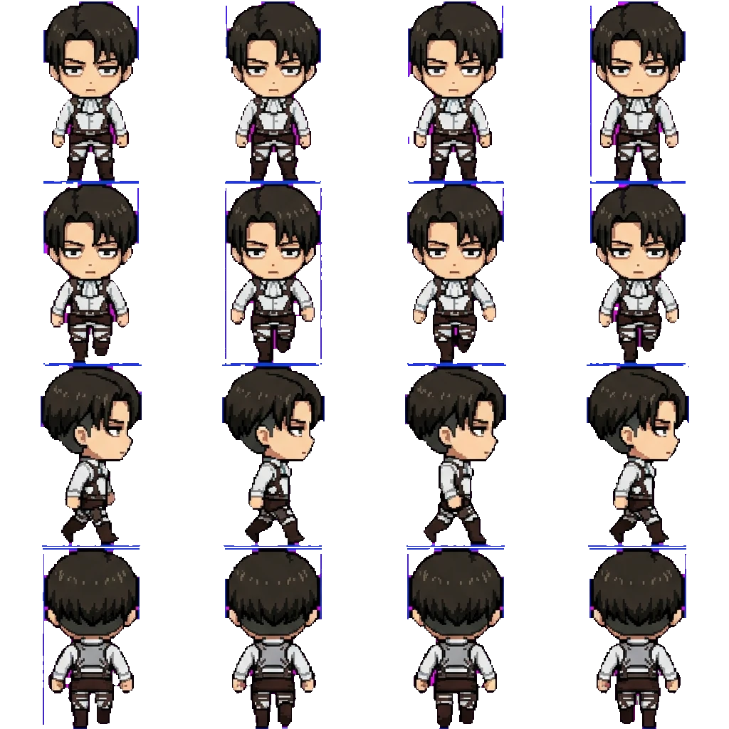 Levi movement sprite