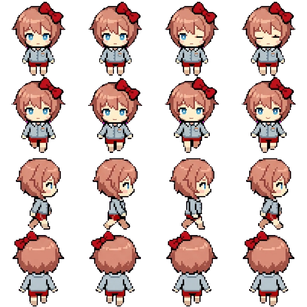 Sayori movement sprite