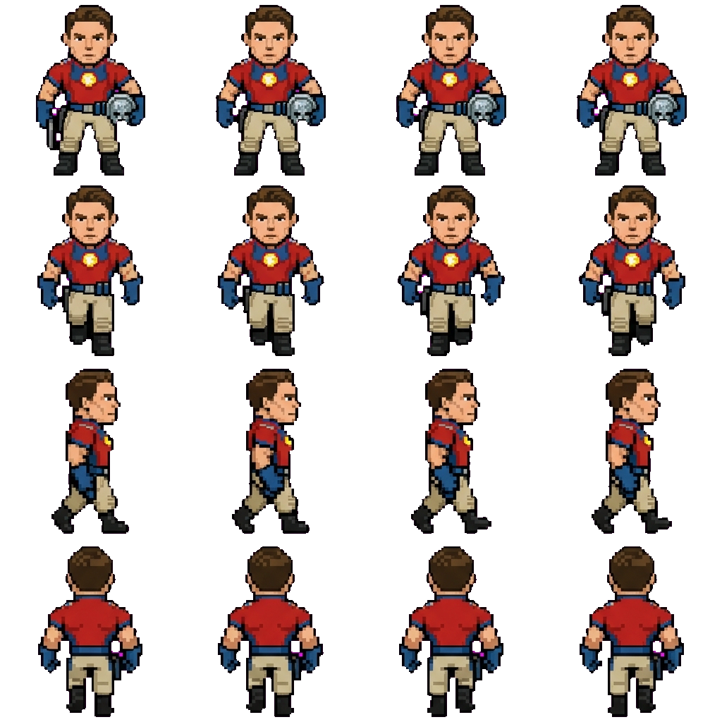 Peacemaker movement sprite