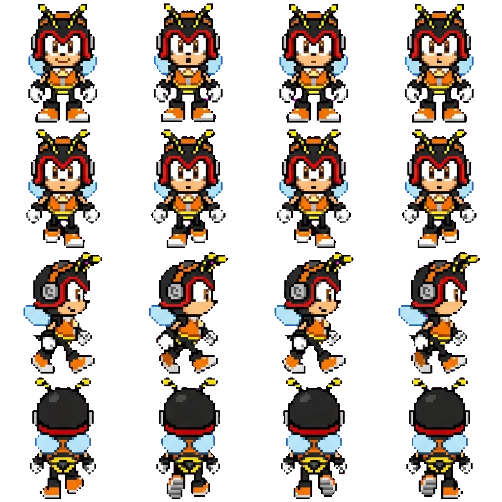 Charmy movement sprite