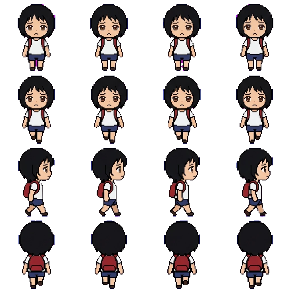 Yoko movement sprite
