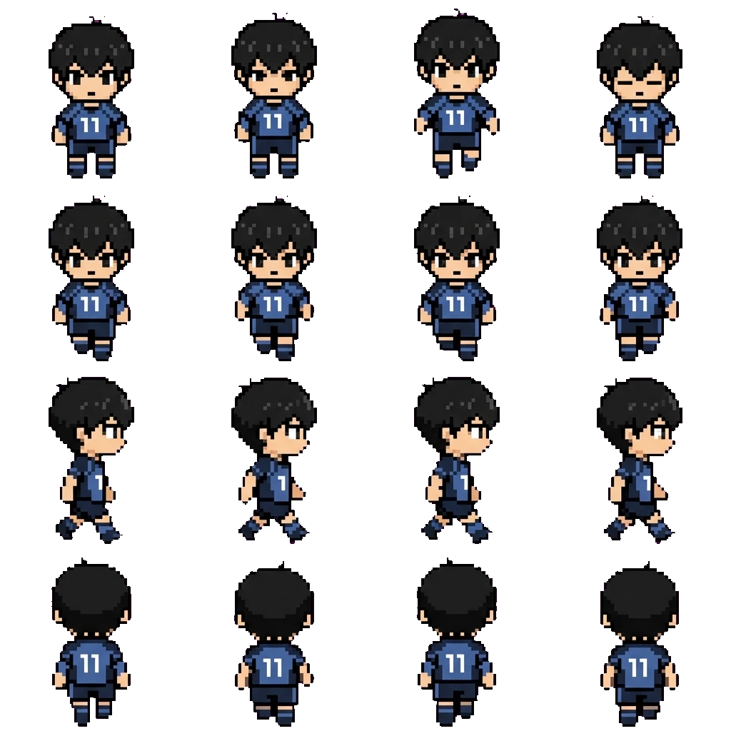 Isagi Yoichi movement sprite