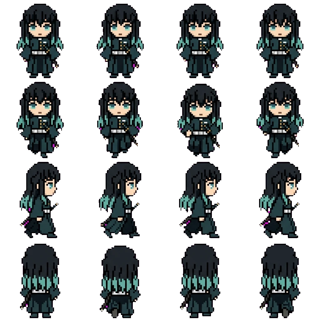 Muichiro Tokito movement sprite