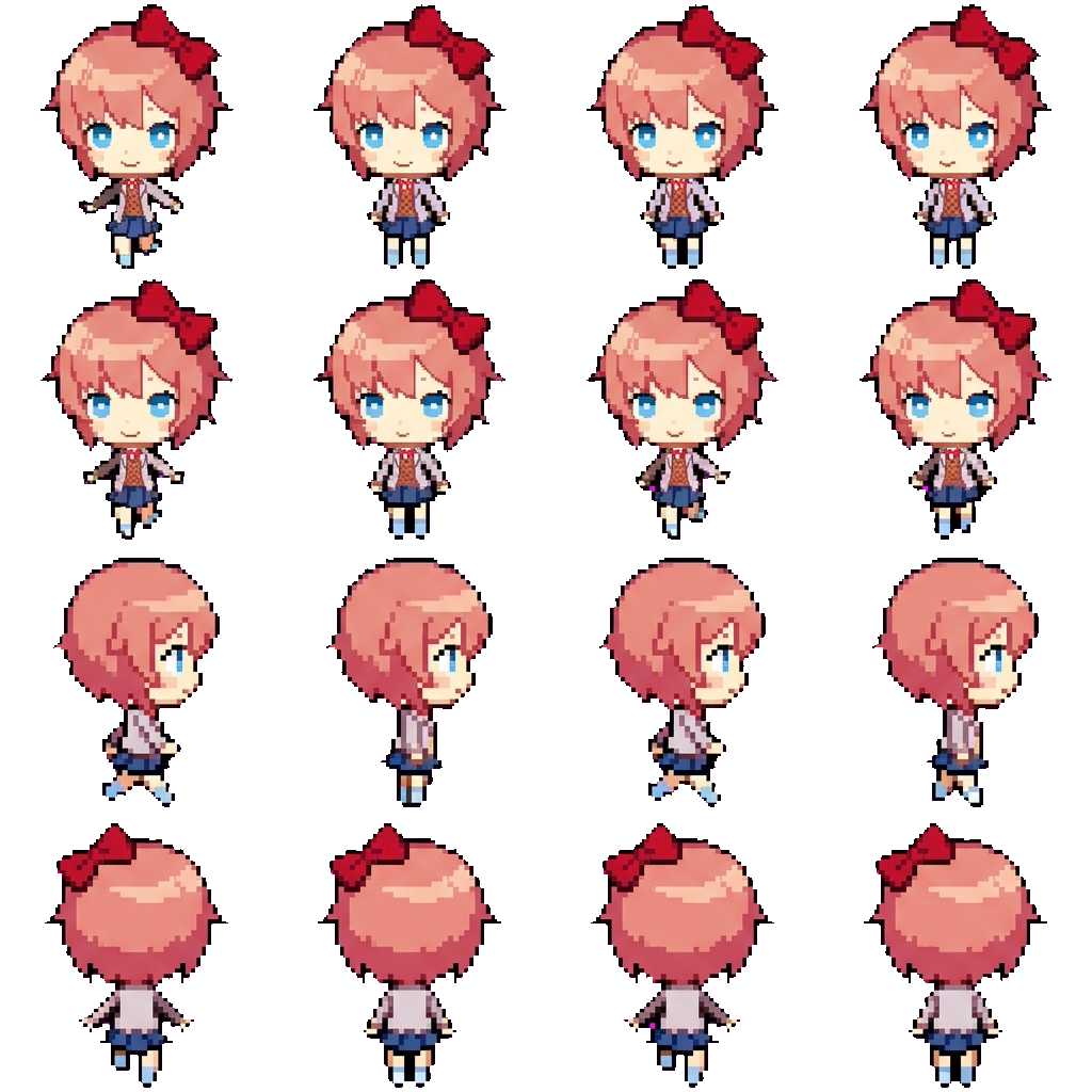 Sayori movement sprite