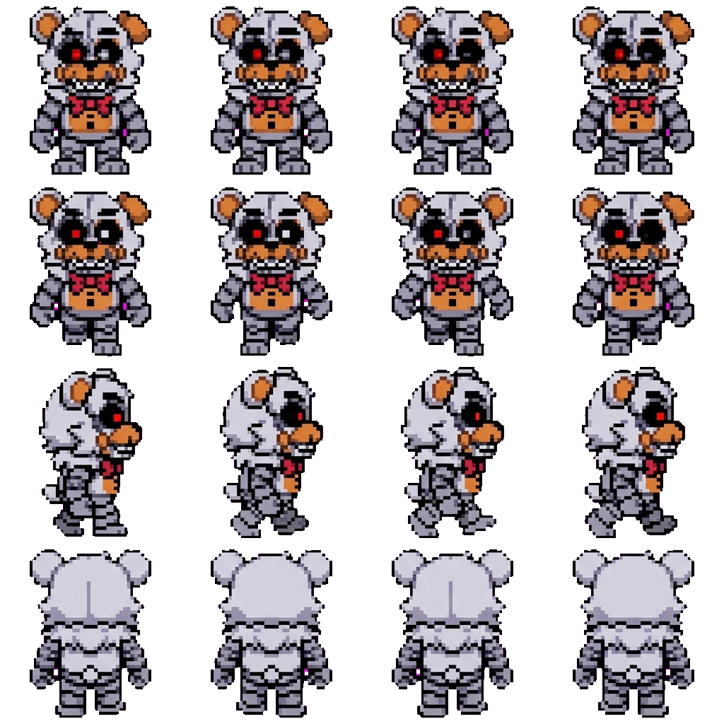 (Diff dimension) molten movement sprite