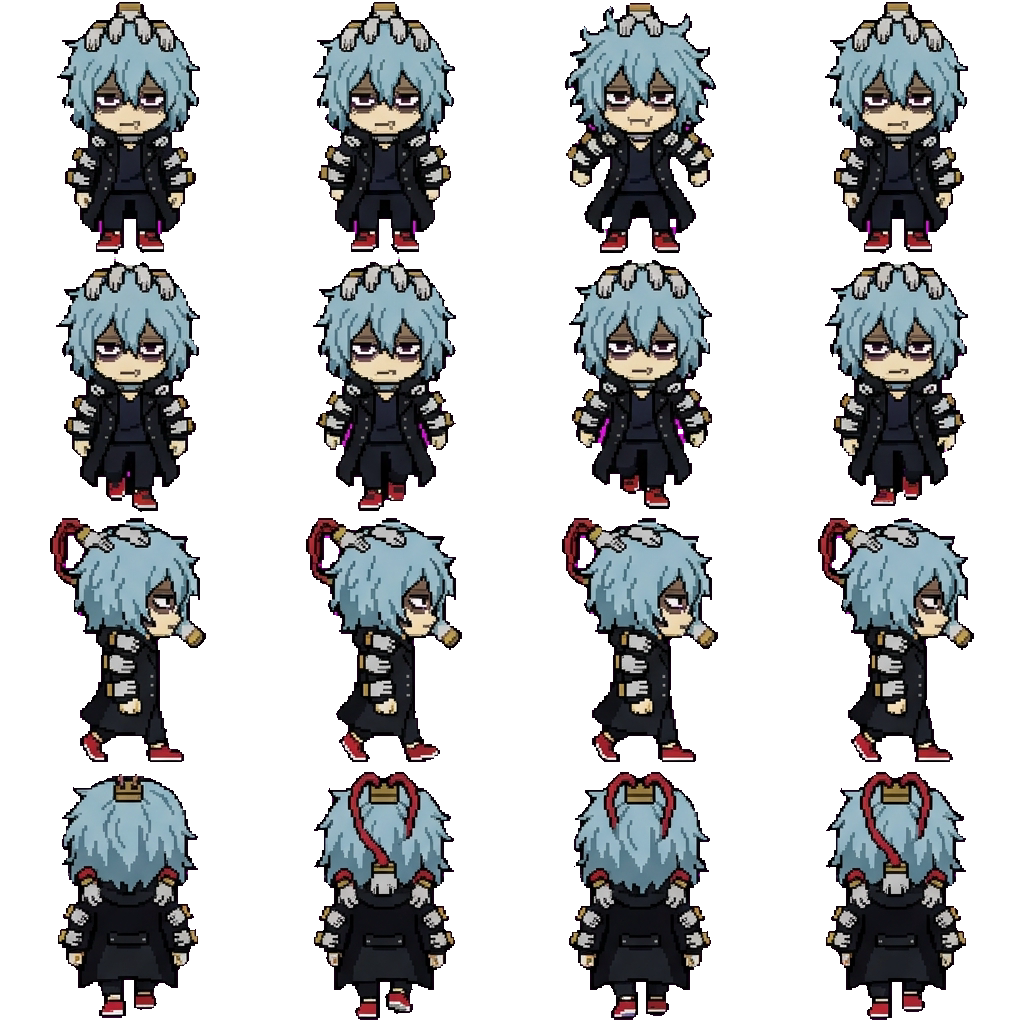 Shigaraki Tomura movement sprite