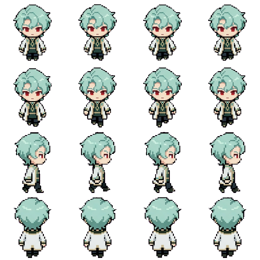 Zandik 8 years old movement sprite