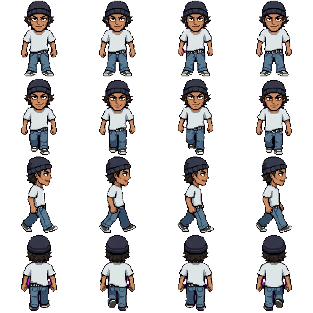 Colt movement sprite