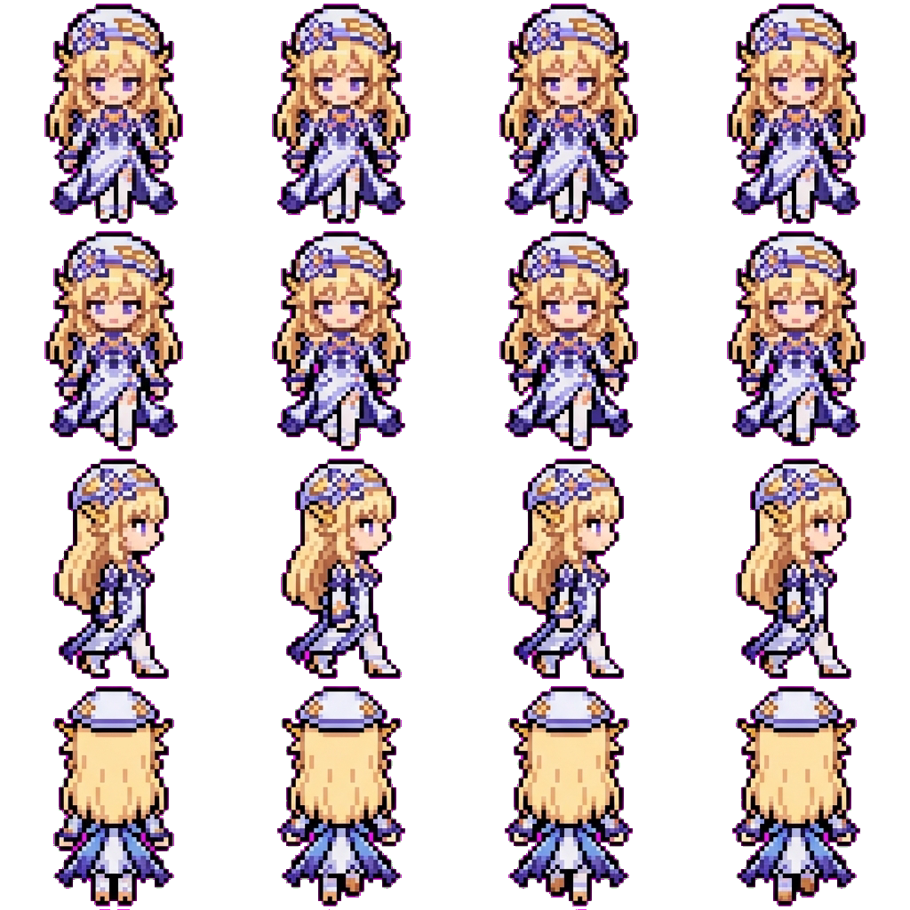 Nicole movement sprite