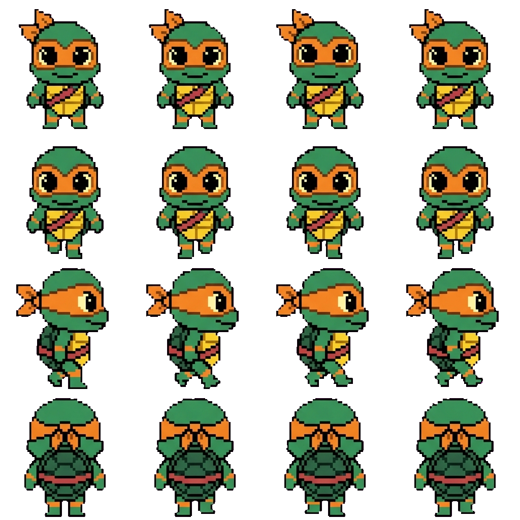 Mikey movement sprite