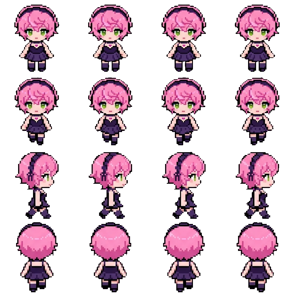 Mizi movement sprite