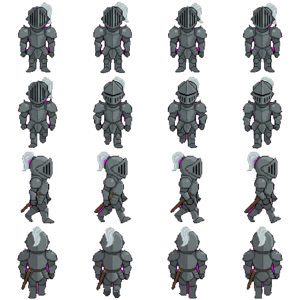 Warrior movement sprite