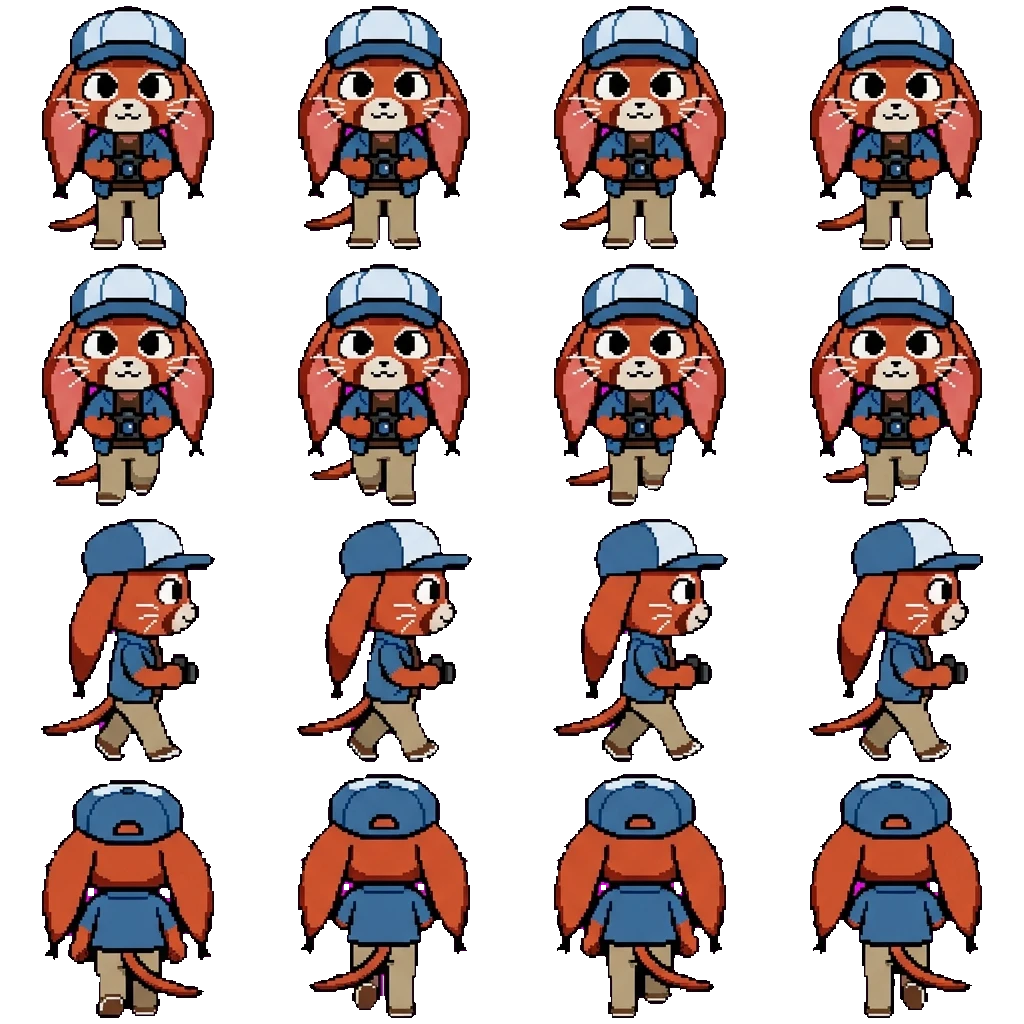 Liz movement sprite