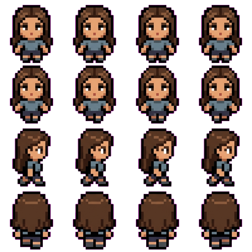 Sofía movement sprite