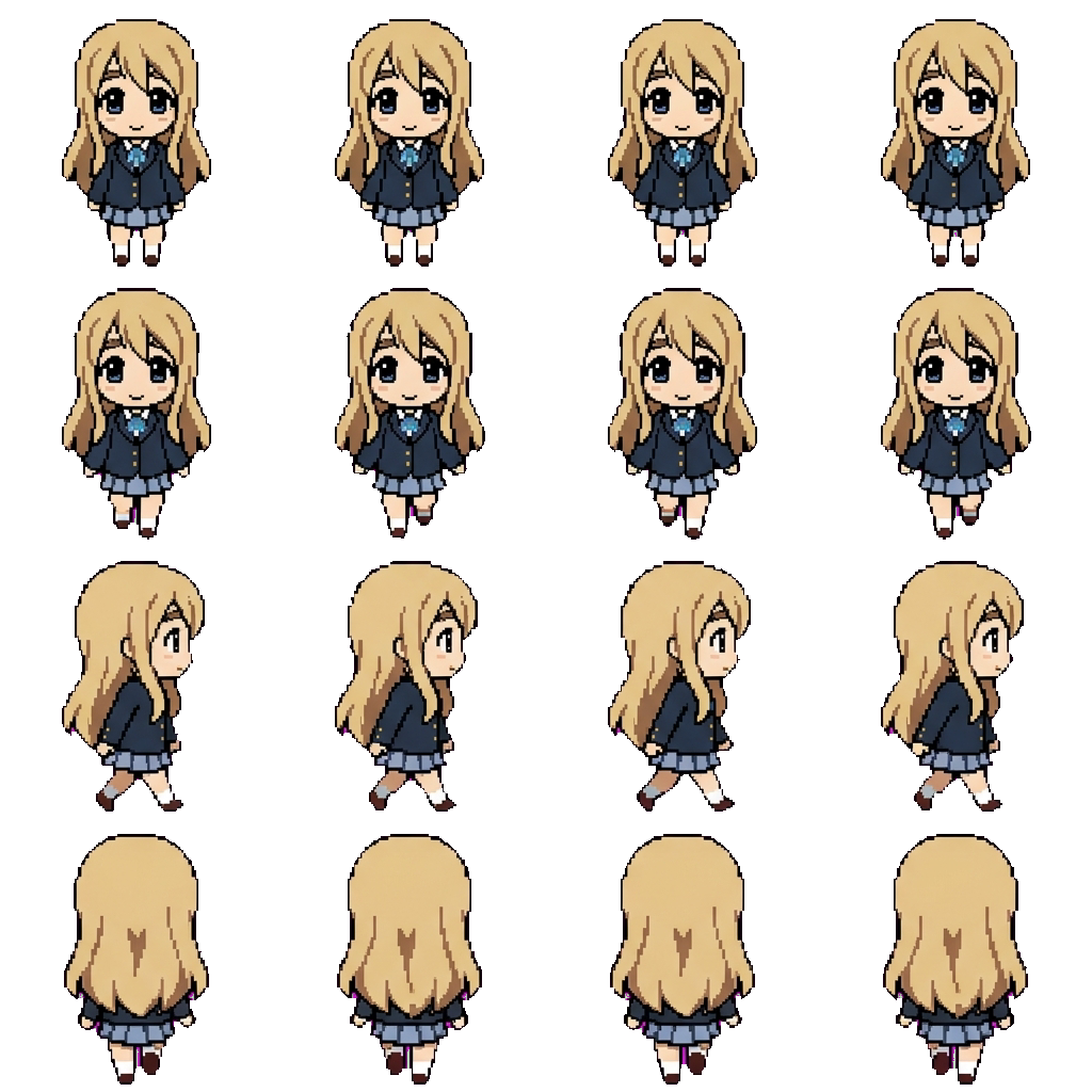 Tsumugi movement sprite