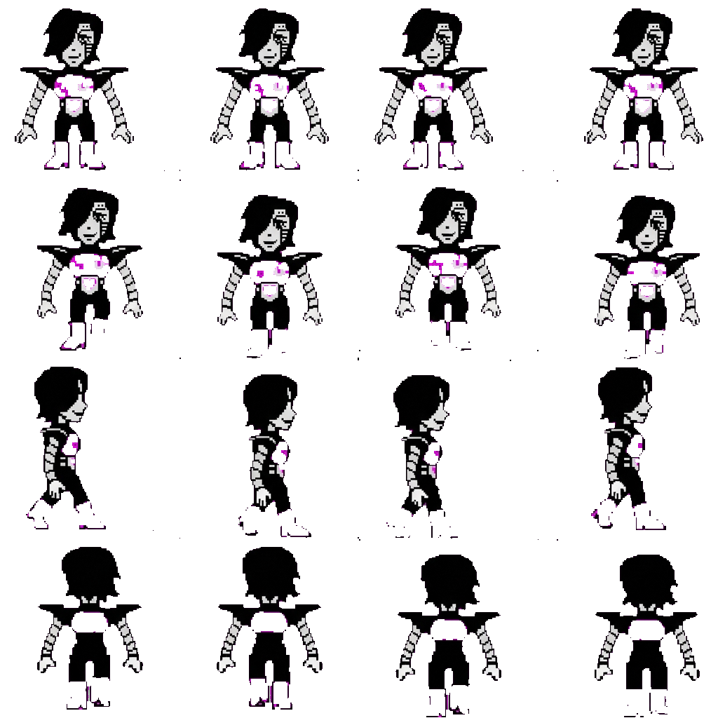 Mettaton movement sprite