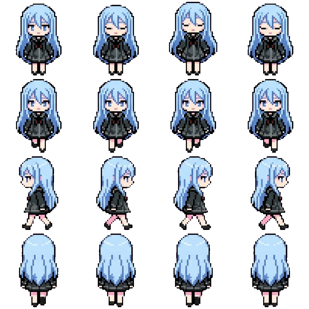 Kanade Yoisaki movement sprite