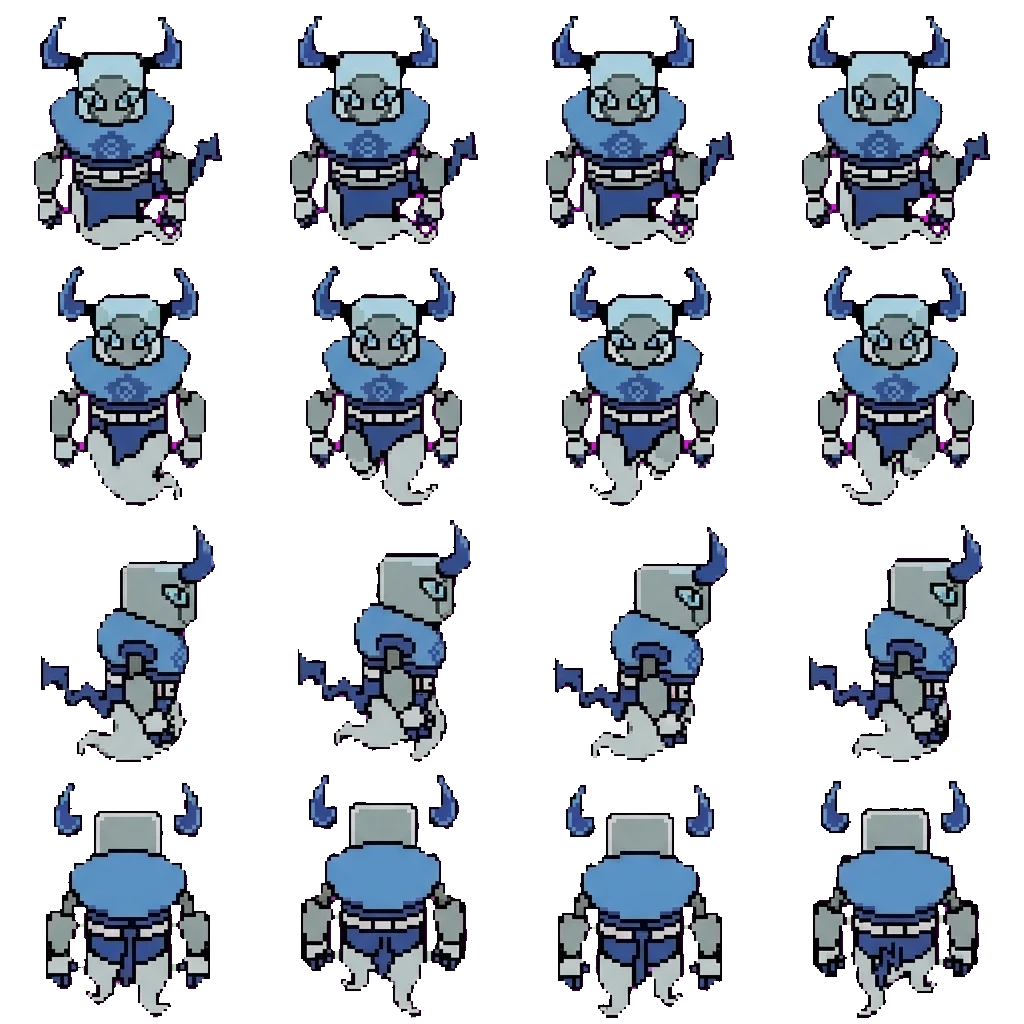 CAPTCHA Guardian movement sprite