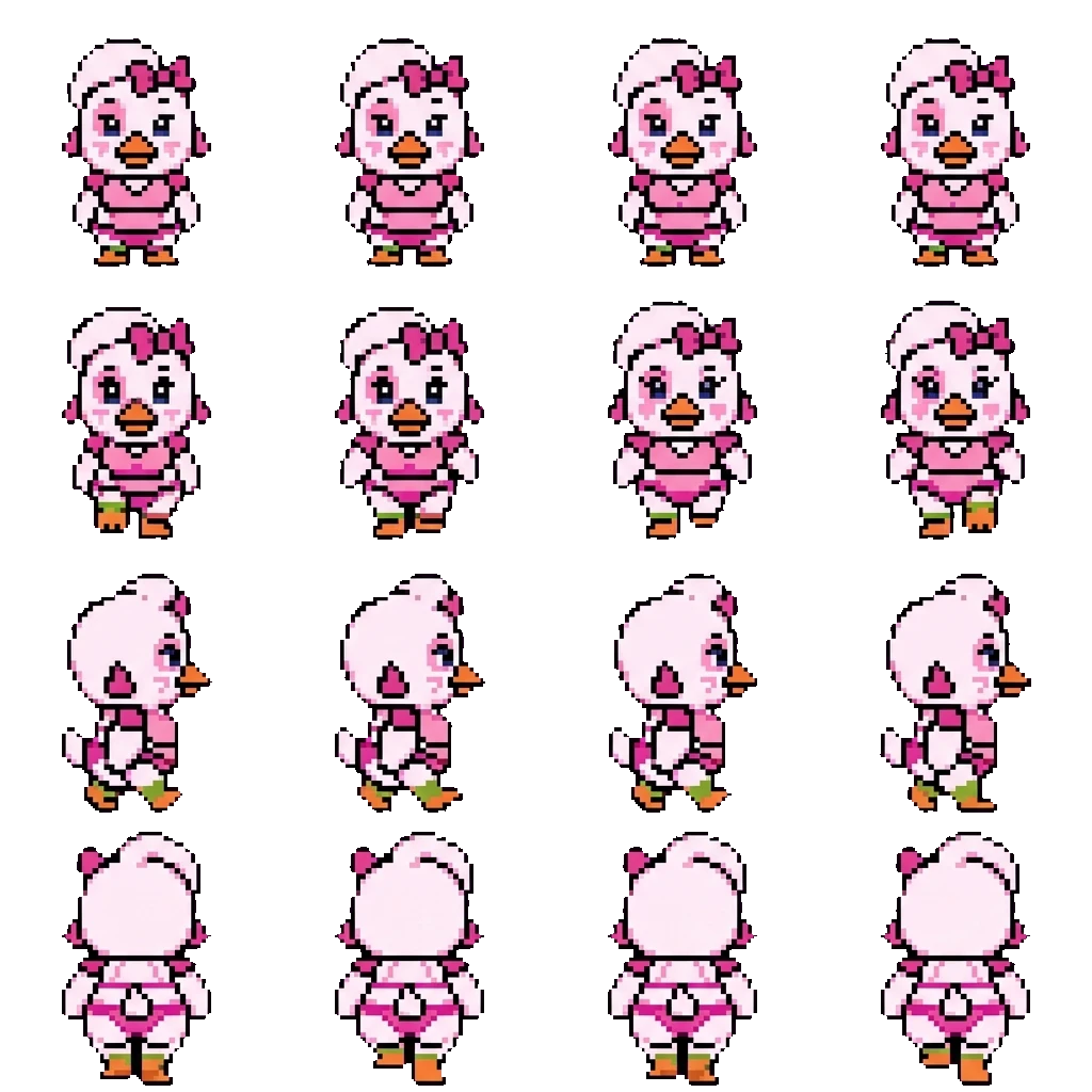 Glam Chica movement sprite