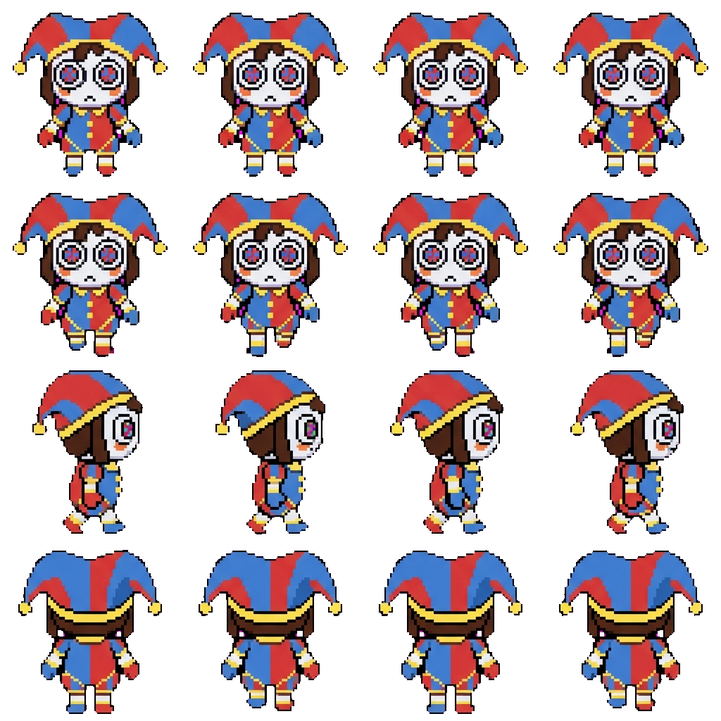 Pomni movement sprite