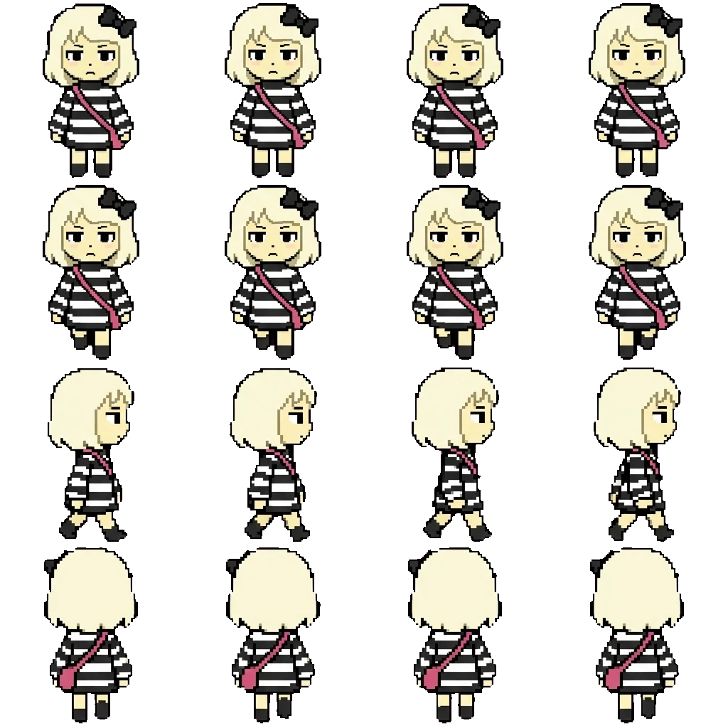 Mia movement sprite